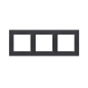 Ramka potrójna CR3/49 czarny mat Simon10 Kontakt-Simon