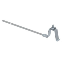 Uchwyt aluminiowy na taśmie H-65 do drutu 8-10mm StZn 403117 Gromtor.