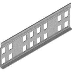 Łącznik prosty do korytek kablowych o wysokości 42mm LPUH42 143611 Baks