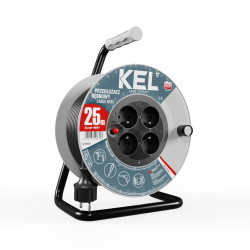 Przedłużacz bębnowy 3x1,5 OWY 25m IP20 CRAFT LINE PB-CR/S KEL W-98583 Plastrol