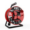 Przedłużacz bębnowy 3x1,5 OW 40M IP44 KEL W-97056 Plast-Rol
