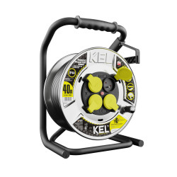 Przedłużacz bębnowy 40m 3x2,5 gumowy IP44 KEL W-99273 Plast-Rol