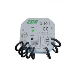 Sterownik rolet STR-1 dwu-przyciskowy dopuszkowy 8A 230V F&F