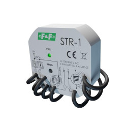 Sterownik rolet STR-1 dwu-przyciskowy dopuszkowy 8A 230V F&F