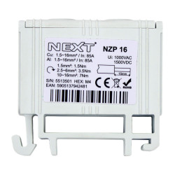 Złączka szynowa uniwersalna NZP-16 szara 5513501 Next Złączka szynowa uniwersalna NZP-16 szara 5513501 Next
