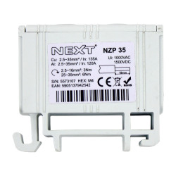 Złączka szynowa uniwersalna NZP-35 szara 5573107 Next