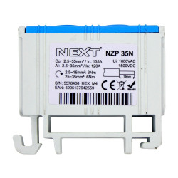 Złączka szynowa uniwersalna NZP-35N niebieska 5578408 Next Złączka szynowa uniwersalna NZP-35N niebieska 5578408 Next