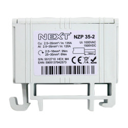 Złączka szynowa uniwersalna NZP 35-2 szara 5512710 Next
