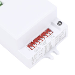 Czujnik ruchu mikrofalowy DIP-SWITCH 500W 360st. IP20 B52-SES74WH Bemko Czujnik ruchu mikrofalowy DIP-SWITCH 500W 360st. IP20 B52-SES74WH Bemko