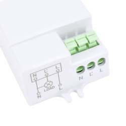Czujnik ruchu mikrofalowy DIP-SWITCH 500W 360st. IP20 B52-SES74WH Bemko Czujnik ruchu mikrofalowy DIP-SWITCH 500W 360st. IP20 B52-SES74WH Bemko