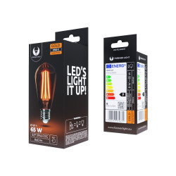 Żarówka LED filament 8W E27 ST64 840lm 2,7K złota RTV0100021 T-90708 Forever Light Żarówka LED filament 8W E27 ST64 840lm 2,7K złota RTV0100021 T-90708 Forever Light