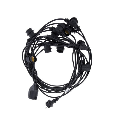 Girlanda ogrodowa pusta 10xE27 12m IP65 RTV100001 T-90599 Forever Light