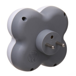Rozgałęźnik 4x2p+z biały R-41 W-99762 Plastrol