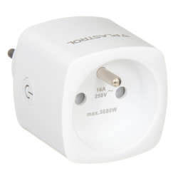 Inteligentne gniazdko Wi-Fi 16A GN/WT-1 białe W-99789 Plastrol