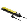 Przedłużacz warsztatowy 5x230V 5m IP44 PS-570WS/44 W-99488 KEL Plastrol