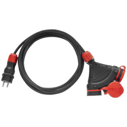 Przedłużacz budowlany 20m PS-X3/54 3x1,5 EXTREM czarny W-98999 Przedłużacz budowlany 20m PS-X3/54 3x1,5 EXTREM czarny W-98999