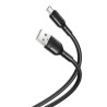 Kabel USB- MicroUSB 1m 2,1A czarny NB212 T-90659 GSM117361 XO