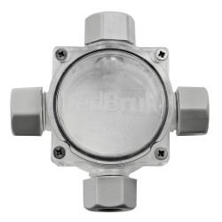 Puszka n/t IP68 transparentna 4xPG11 60x100x48 PH-4 T-08232 Plastrol