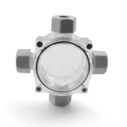 Puszka n/t IP68 transparentna 4xPG11 60x100x48 PH-4 T-08232 Plastrol