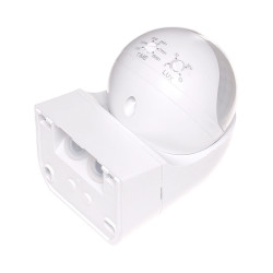 Czujnik ruchu n/t PIR 180st. 800W IP44 CR-PIR3/ON biały Plastrol