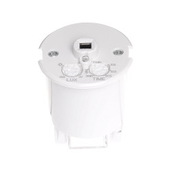 Czujnik ruchu sufitowy PIR 360st. 800W CR-M4/OS biały W-99297 Plastrol Czujnik ruchu sufitowy PIR 360st. 800W CR-M4/OS biały W-99297 Plastrol