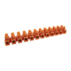 Listwa zaciskowa niepalna NLZ-12/25 PA66 pomarańczowa 1242106 Next