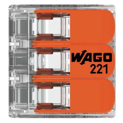 Złączka instalacyjna 3x uniwersalna Compact (blister 12 szt.) Wago Złączka instalacyjna 3x uniwersalna Compact (blister 12 szt.) Wago