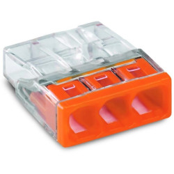 Złączka instalacyjna 3x Compact 2273-203/995-030 blister 30 szt. Wago