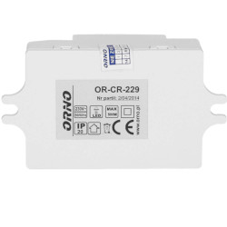 Mini czujnik ruchu MV 360/180st. z regulacją zworkową 1200W OR-CR-229