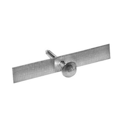 Taśma aluminiowa cięta 80mm z gwoździem 3x30mm 1kg/229szt. TA-Cg-80/1 Alprod