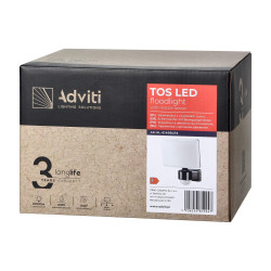 Naświetlacz LED PIR 30W czarny AD-NL-6148BLR4 2200lm IP65 4000K Orno Naświetlacz LED PIR 30W czarny AD-NL-6148BLR4 2200lm IP65 4000K Orno