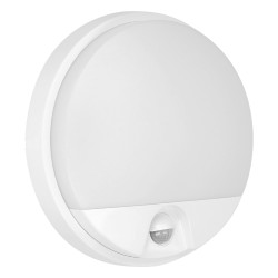Oprawa ogrodowa AGAT LED 15W z PIR biała 4K IP54 1100lm AD-OP-6112WLPMR4 Orno