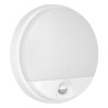 Oprawa ogrodowa AGAT LED 15W z PIR biała 4K IP54 1100lm AD-OP-6112WLPMR4 Orno