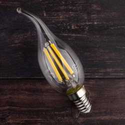 Żarówka LED płomyk E14 filament 7W 770lm 4K LEDZARMI205 Lumiled Żarówka LED płomyk E14 filament 7W 770lm 4K LEDZARMI205 Lumiled