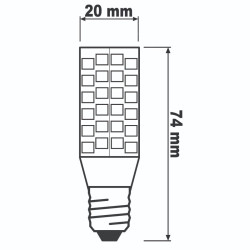 Żarówka LED do lodówki E14 T25 10W 970lm 3K LEDZARMI121 LumILED