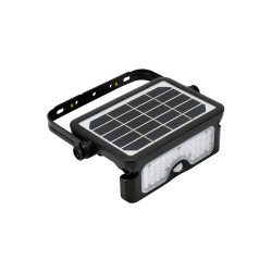 Naświetlacz solarny LED SOLEN 5W 500lm 4000K IP65 czarny PIR Bemko