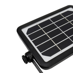 Naświetlacz solarny LED SOLEN 5W 500lm 4000K IP65 czarny PIR Bemko