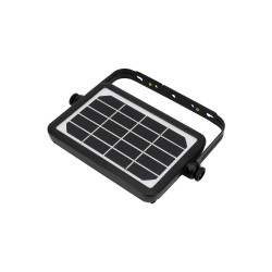 Naświetlacz solarny LED SOLEN 5W 500lm 4000K IP65 czarny PIR Bemko