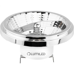Żarówka LED AR111 G53 15W 1521lm 12VDC 3K srebrna LEDZARMI985 LumiLED