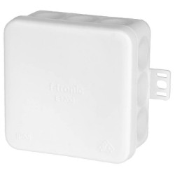 Puszka 2-komponentowa 080-01 n/t 12-wlotowa biała IP55 80x80x37 FT-80 ViPlast