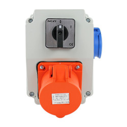 Zestaw siłowy NBOX-Z.5 1x16A 5P 1x230V wyłącznik 0-1 3755405 Next