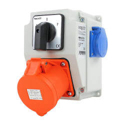 Zestaw siłowy NBOX-Z.10 1x32A 5P 1x230V wyłącznik L-0-P 3744410 Next Zestaw siłowy NBOX-Z.10 1x32A 5P 1x230V wyłącznik L-0-P 3744410 Next