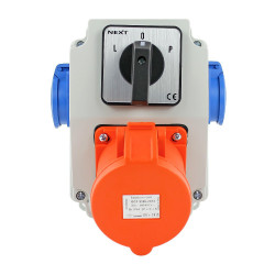 Zestaw siłowy NBOX-Z.12 1x32A 5P 2x230V wyłącznik L-0-P 3741812 Next