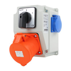 Zestaw siłowy NBOX-Z.12 1x32A 5P 2x230V wyłącznik L-0-P 3741812 Next Zestaw siłowy NBOX-Z.12 1x32A 5P 2x230V wyłącznik L-0-P 3741812 Next