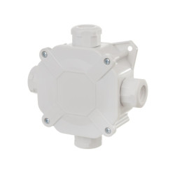 Puszka n/t hermetyczna 80x80 IP67 z wkładem 5x4 szara 0298-00 Elektro-Plast Nasielsk