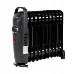 Grzejnik olejowy mini 11 żeberek 1200W czarny VO2829 Volteno