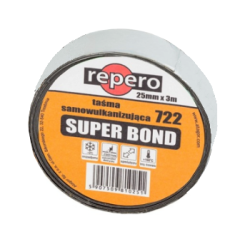 Taśma samowulkanizująca 25x3 czarna Repero 722 SUPER BOND