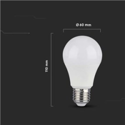 Żarówka LED A60 10,5W 1055lm E27 4000K SKU217349 V-TAC Żarówka LED A60 10,5W 1055lm E27 4000K SKU217349 V-TAC