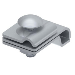 Złącze rynnowe 1-śrubowe StZn do drutu 8-10mm 114112 Gromtor
