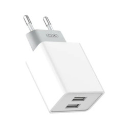 XO ładowarka sieciowa L65 2xUSB 2.4A biała GSM103077 T-90655